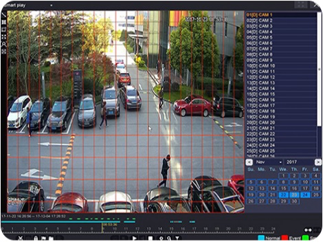 پشتیبانی از قابلیت تشخیص حرکت در دستگاه ضبط تصویر برایتون مدل UVR816SMT-D7C6